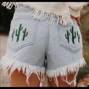 SMYM NWT Wyoming cactus shorts sz 26